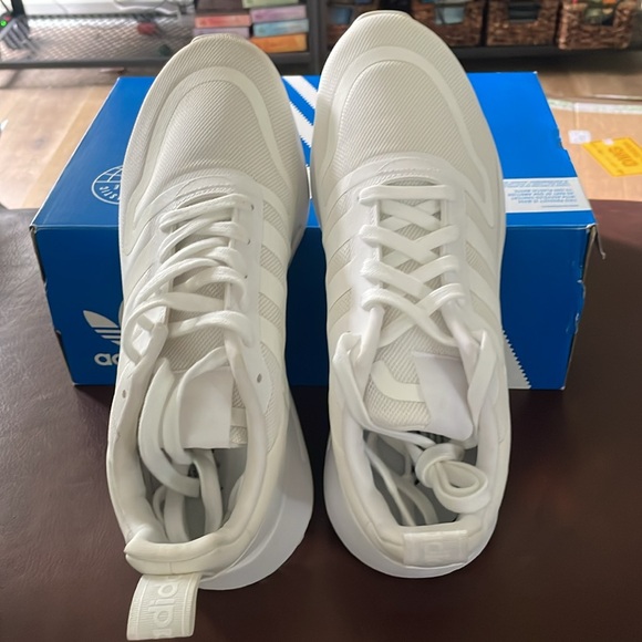 Adidas White Multix Men’s 9 - Picture 2 of 5